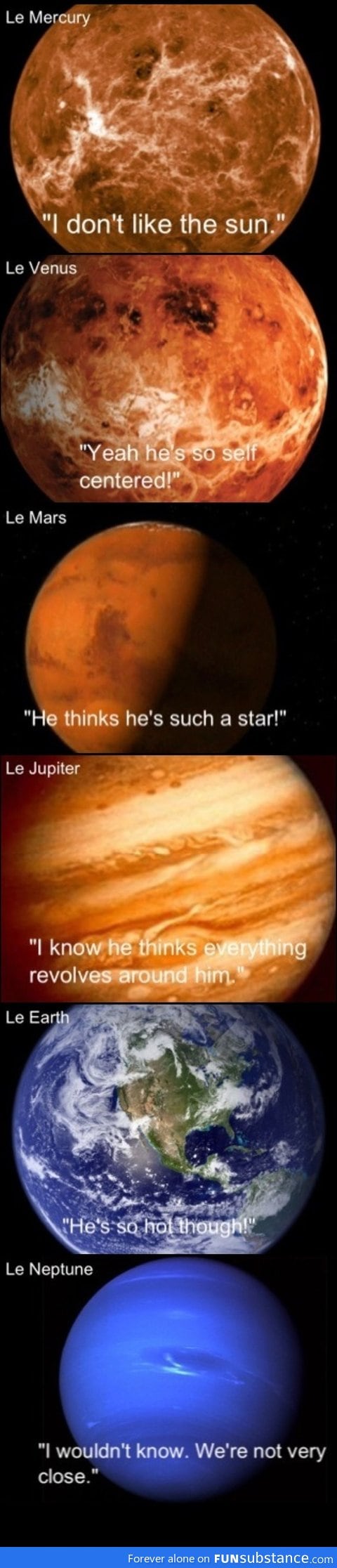 If planets could talk