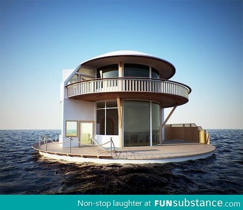 My dream house in the middle of an ocean