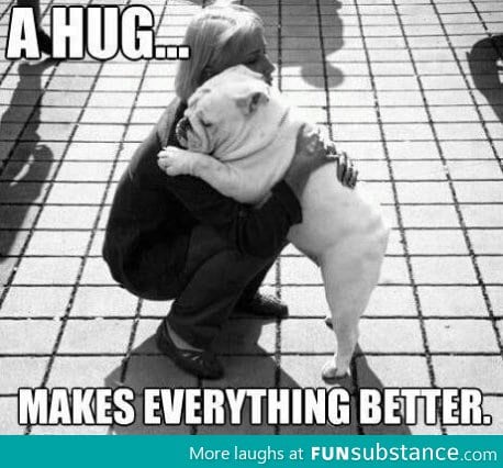 A hug changes everything