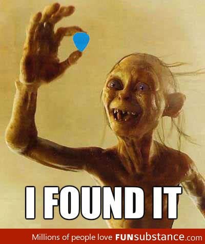 When I Find My Guitar Pick