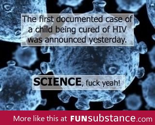 First child cured of HIV