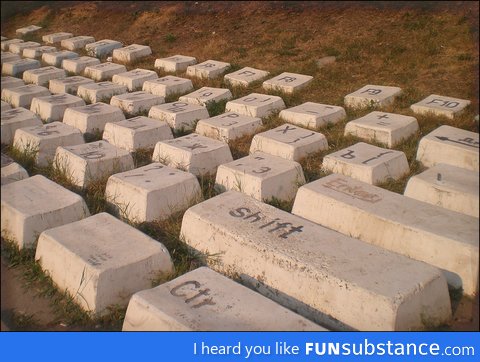 The Keyboard Monument