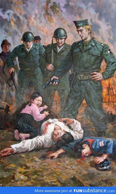 Actual North Korean Poster