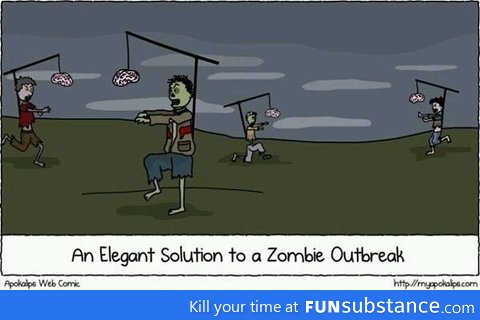 One way to deal with zombies