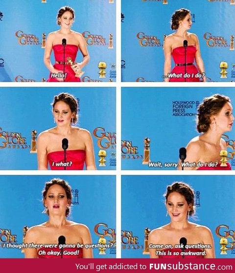 Jennifer Lawrence is so adorable