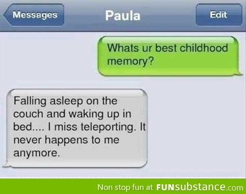 Best childhood memory