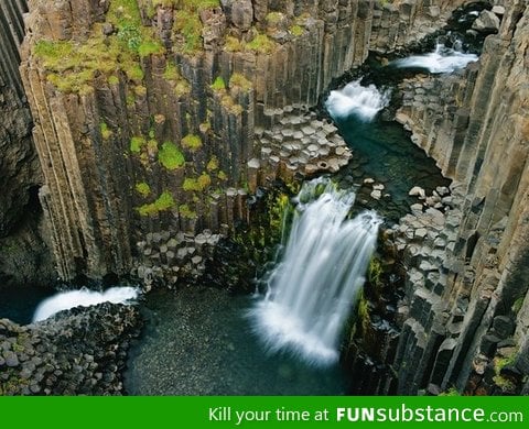 Waterfall in Iceland