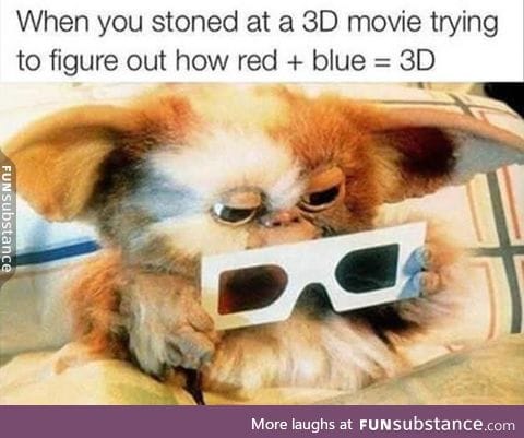 Red + blue = 3d!