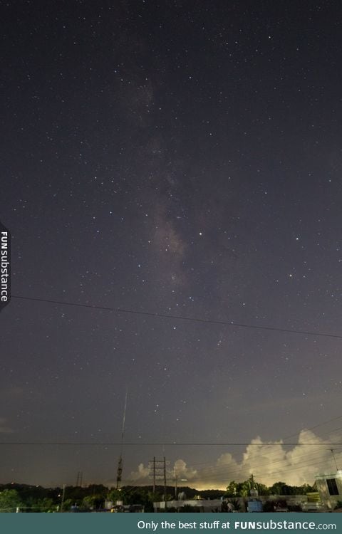 How the sky looked in Puerto Rico due to the massive blackout