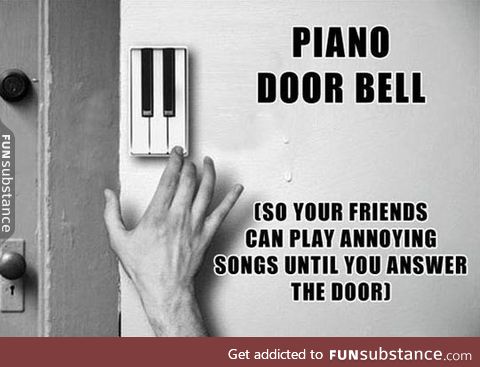 Door bell with music