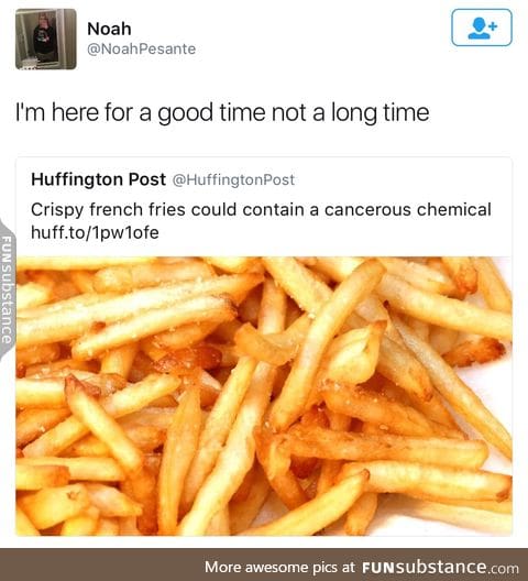 I would die for crispy fries