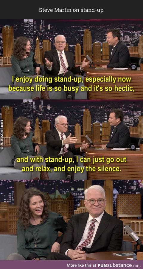 Steve Martin on stand-up