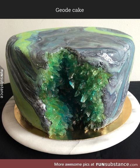 Geode cake