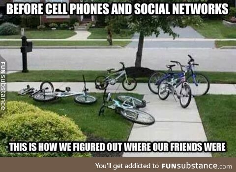 Life before cell phones was so simple