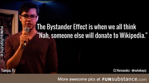 The bystander effect