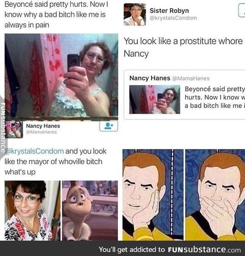 Damn Nancy......