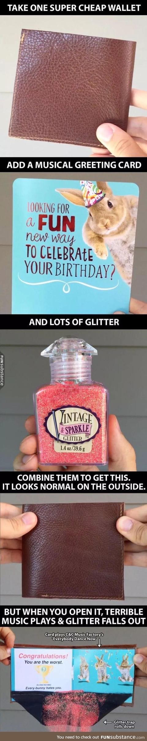 Glitter trap