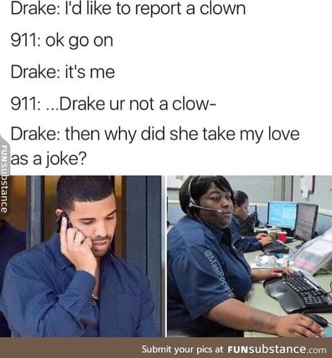 Poor Drake :(