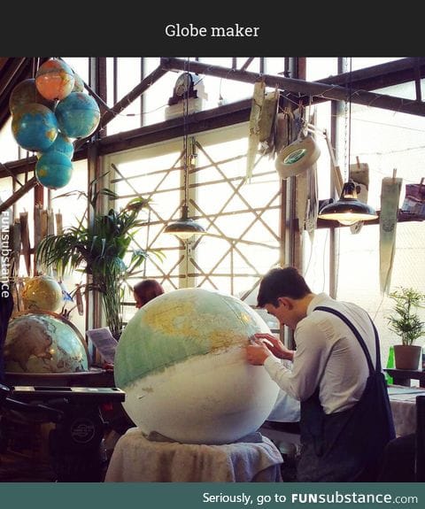 This is how they make globes