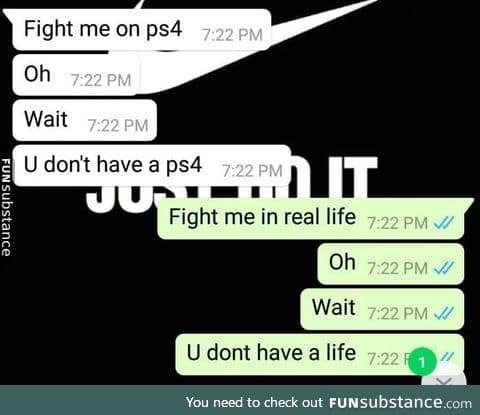 When your friend is a Console Peasent