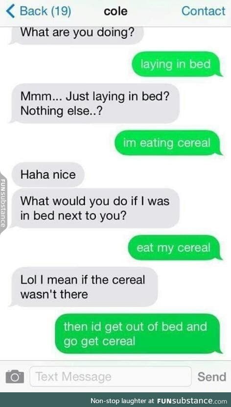 Eat cereal