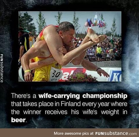 Wife-carrying championship