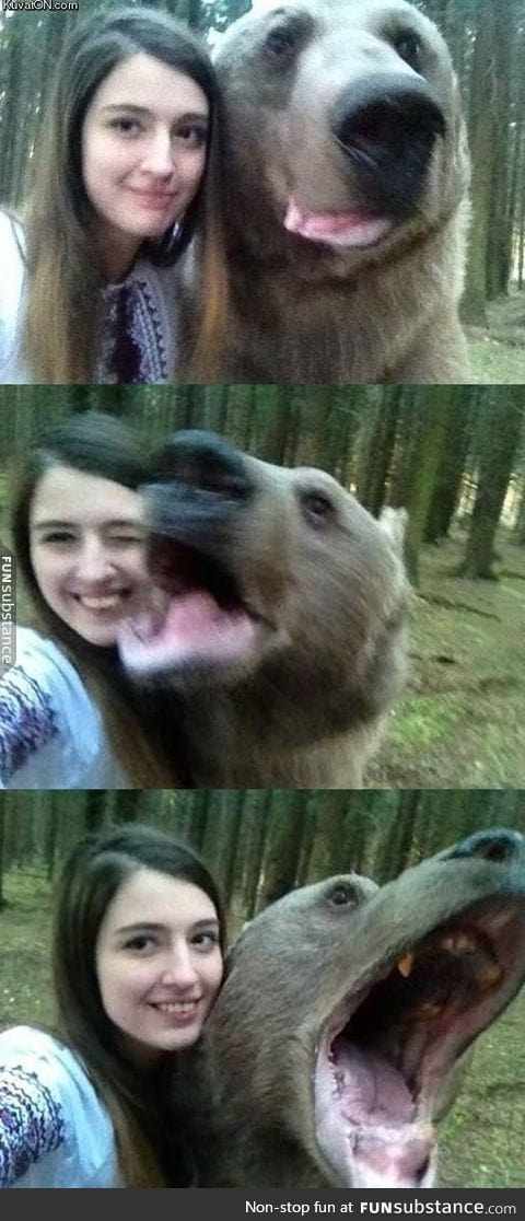 Now this is a Russian selfie