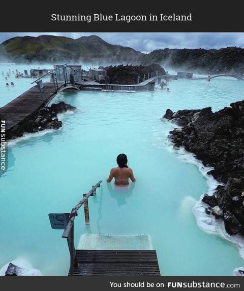 Blue Lagoon in Iceland is like mystical land