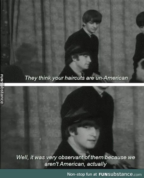 The beatles, masters of sass