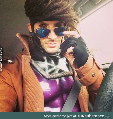 Gambit cosplay gold