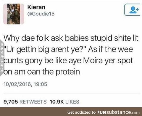 I love Scottish Twitter.