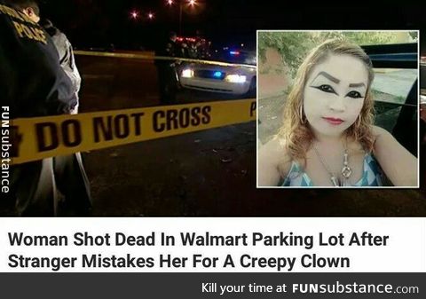 He wasn't clowning around