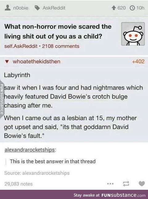 Bowies gonna get ya...