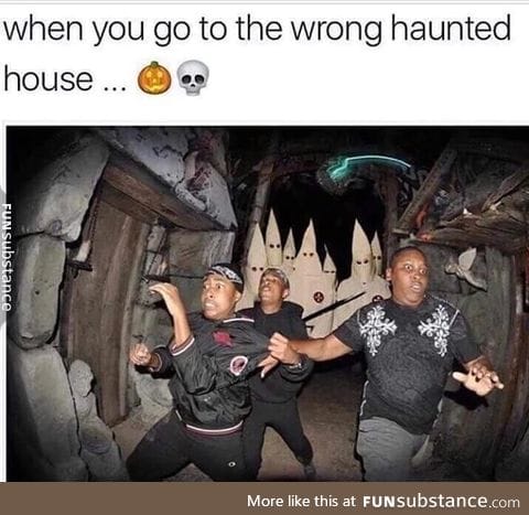 Wrong haunted house