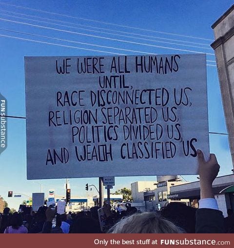 They say we are all humans