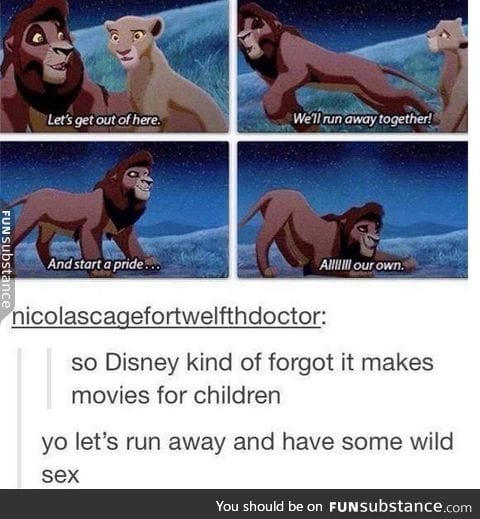 Kovu was a h*rny bastard