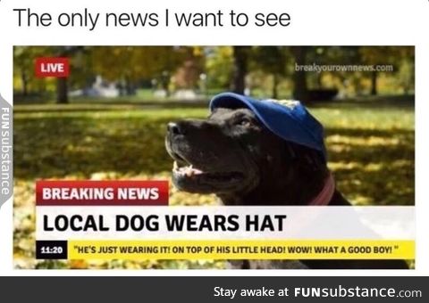 Only news that's important