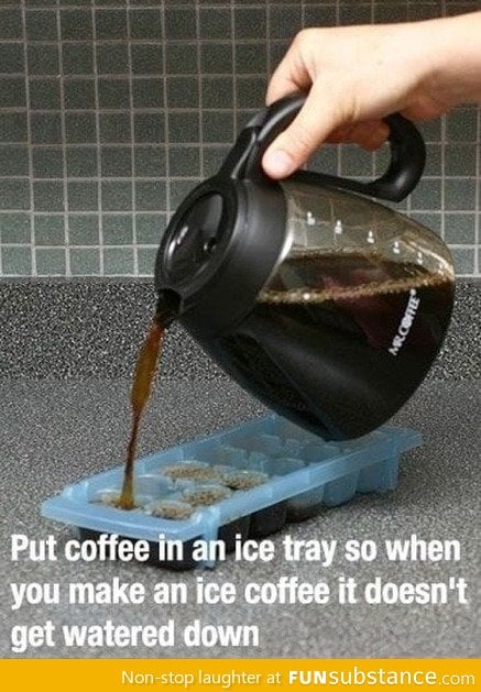 Ice coffee tip