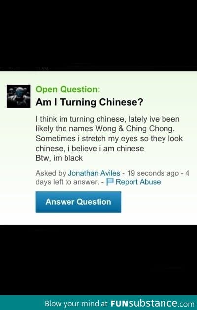 Am I turning Asian?