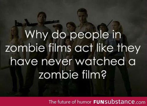 People in zombie films