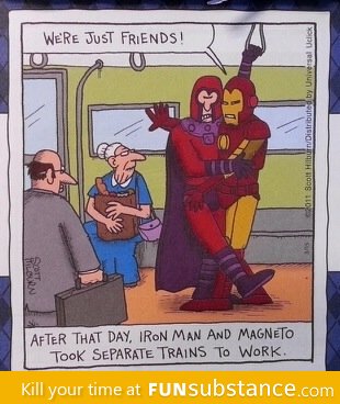 Magneto and iron man