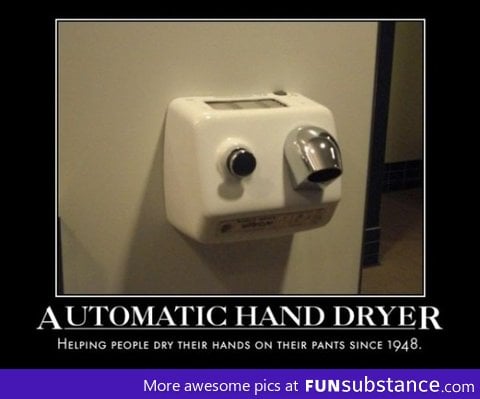 Automatic hand dryer