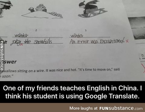 Using Google for translation