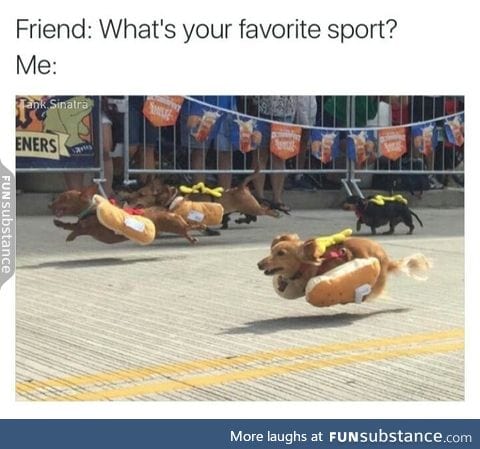 Hot dog racing