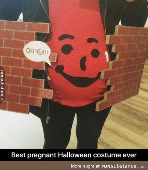 Pregnant Halloween costume