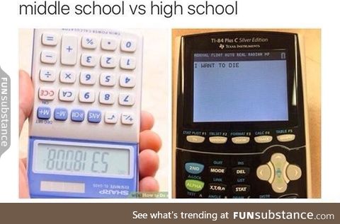 Middle school vs high school