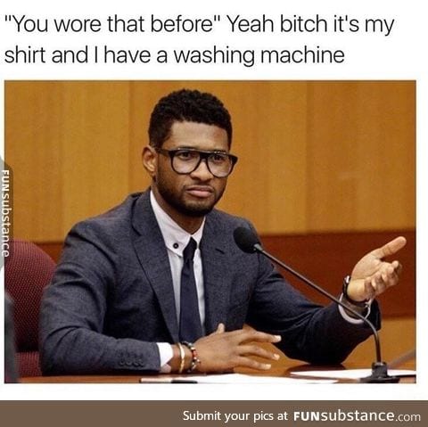 What's wrong with wearing it before