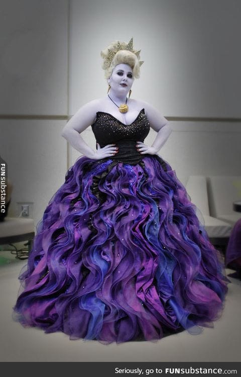 Epic ursula cosplay