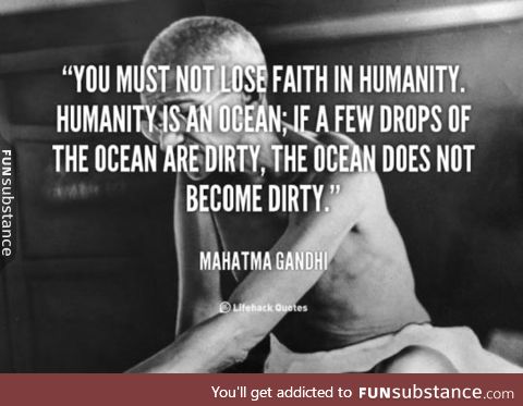 Gandhi was so wise