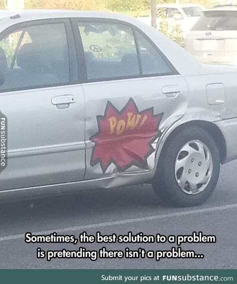 The best solution to the problem